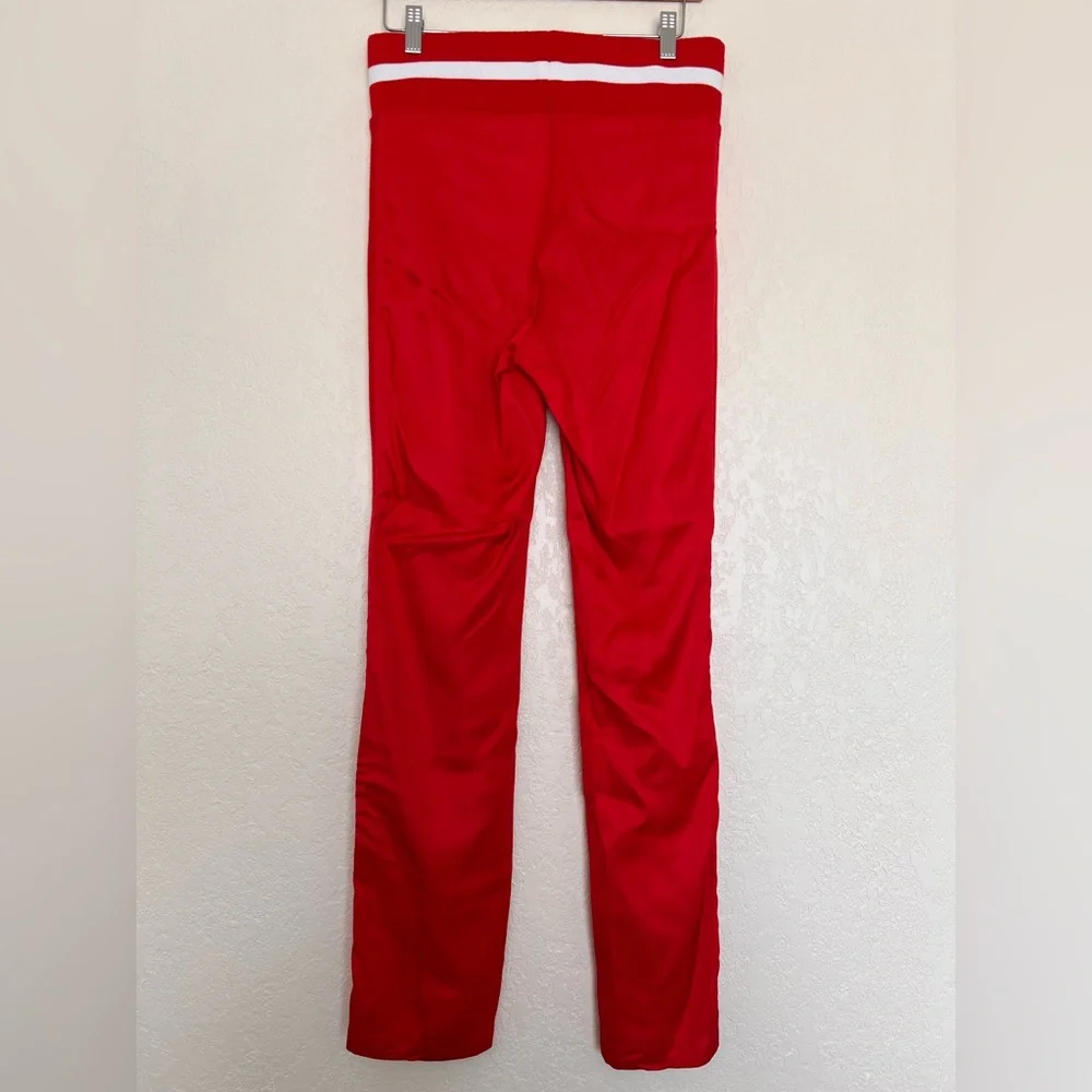 Maggie Marilyn Red Trailblazer Track‎ Pants with White Strips